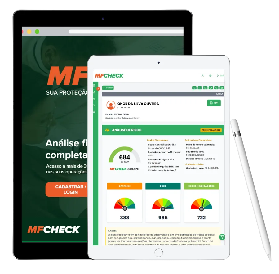 Dashboard MFCheck